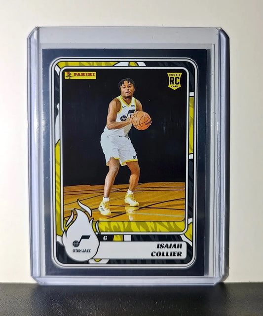 Isaiah Collier Rookie 2024-25 Panini NBA #100 Foil Sticker Card Utah Jazz - Basketball Card Single