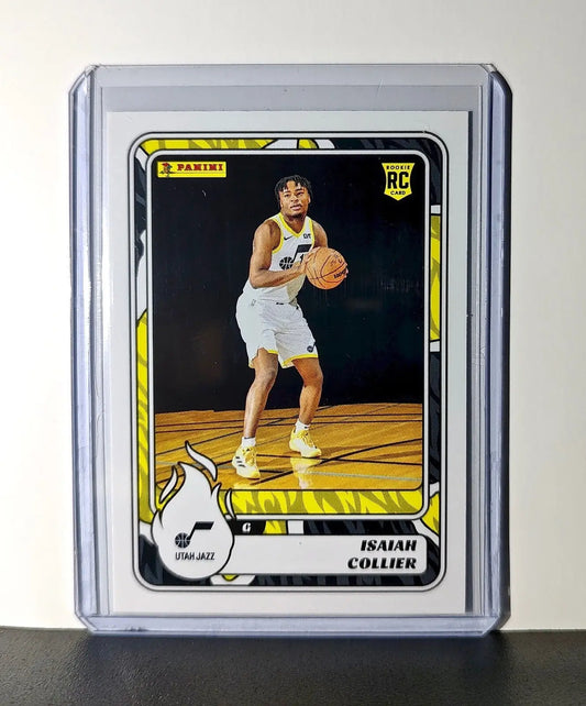 Isaiah Collier Rookie 2024-25 Panini NBA #100 Sticker Card Utah Jazz - Basketball Card Single