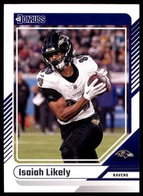 Isaiah Likely 2024 Donruss #270 Baltimore Ravens - Football Card Single