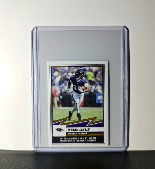 Isaiah Likely 2025 Panini NFL #111 Sticker Baltimore Ravens - Football Card Single