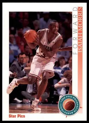 Isaiah Morris 1992 Star Pics #39 Arkansas Razorbacks - Basketball Card Single