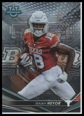 Isaiah Neyor 2022-23 Bowman’s Best University #4 Texas Longhorns