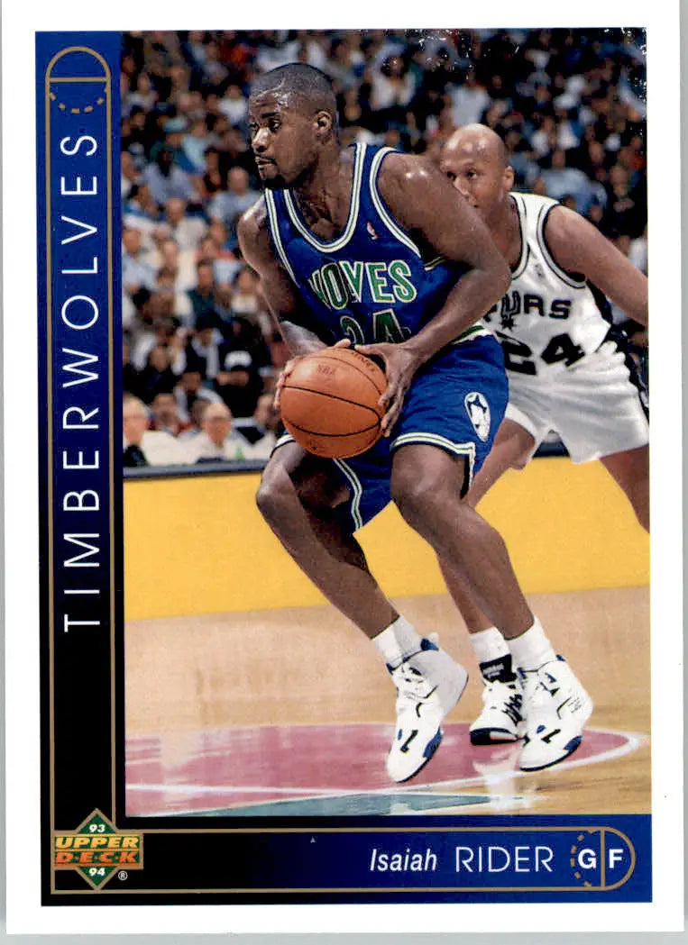Isaiah Rider - 1993-94 Upper Deck - #361 - RC Basketball - Basketball Card Single