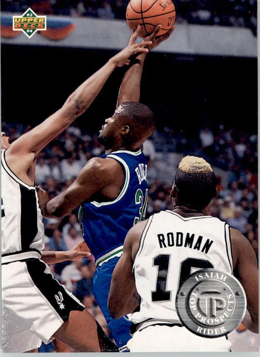 Isaiah Rider - 1993-94 Upper Deck - #488 - Basketball - Basketball Card Single