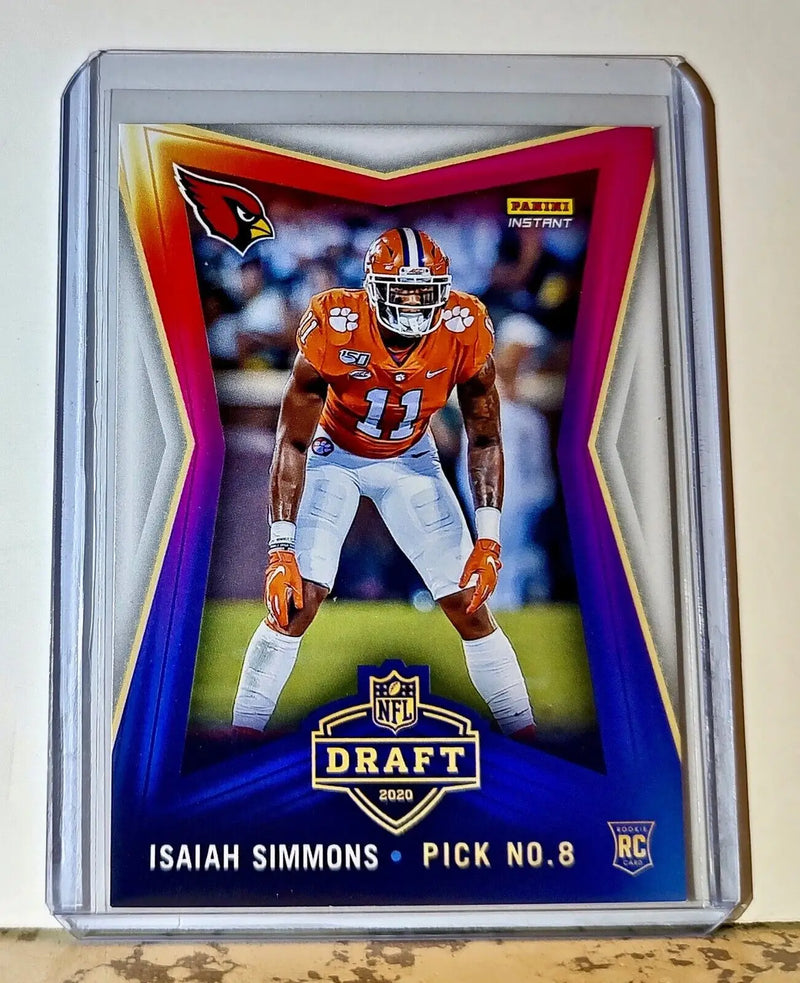 Isaiah Simmons 2020 NFL Draft Night NFL #32 Football Card Cardinals 1 of 549 - Football Card Single