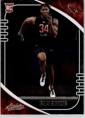 Isaiah Simmons - 2020 Panini Absolute - #140 - Retail RC Football - Football Card Single