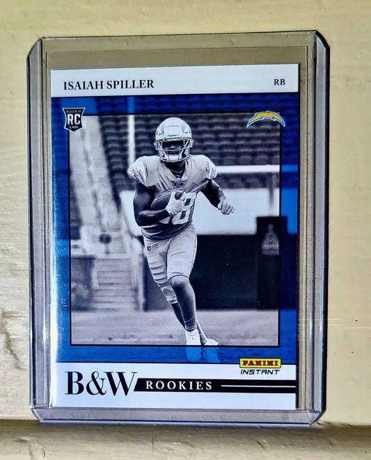 Isaiah Spiller 2022 Panini NFL Black & White Rookies #34 Football Card 1 of 649 - Football Card Single