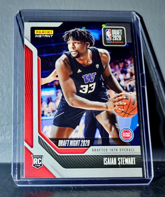Isaiah Stewart 2020-21 Panini Draft Night #36 Basketball Rookie Card 1 of 281 - Basketball Card Single