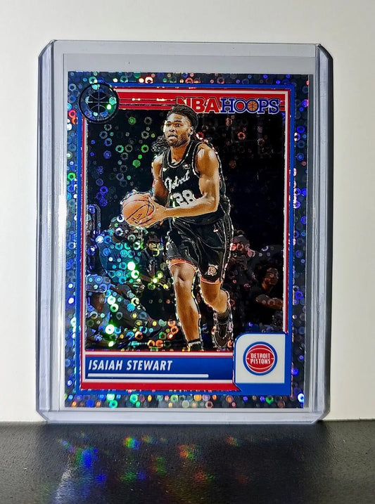 Isaiah Stewart 2023-24 Panini Premium NBA Hoops #161 Disco Prizm Card Pistons - Basketball Card Single