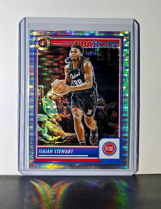 Isaiah Stewart 2023-24 Panini Premium NBA Hoops #161 Pulsar Prizm Pistons - Basketball Card Single