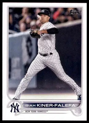 Isiah Kiner-Falefa 2022 Topps Update #US119 New York Yankees - Baseball Card Single