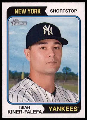 Isiah Kiner-Falefa 2023 Topps Heritage #136 New York Yankees - Baseball Card Single