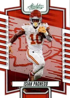 Isiah Pacheco - 2023 Panini Absolute - #53 - Green Football - Football Card Single