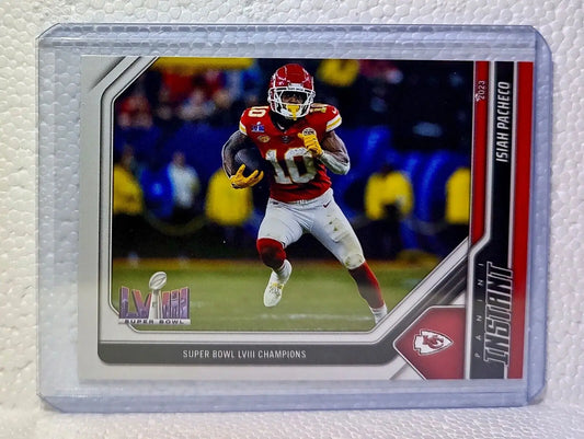 Isiah Pacheco 2023 Panini NFL Superbowl Champions #6 Card Kansas City Chiefs - Football Card Single