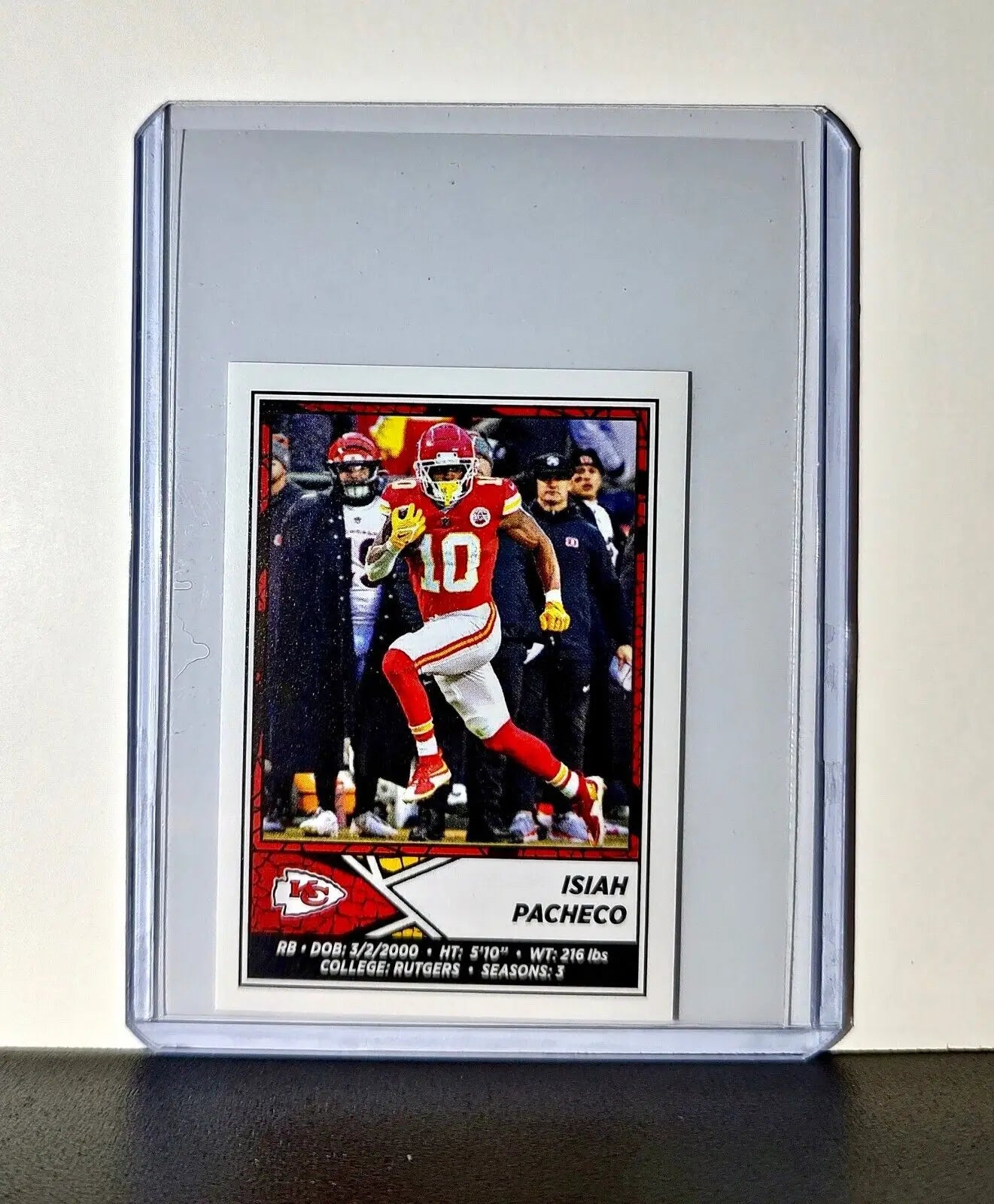 Isiah Pacheco 2024 Panini NFL Sticker #252 Kansas City Chiefs