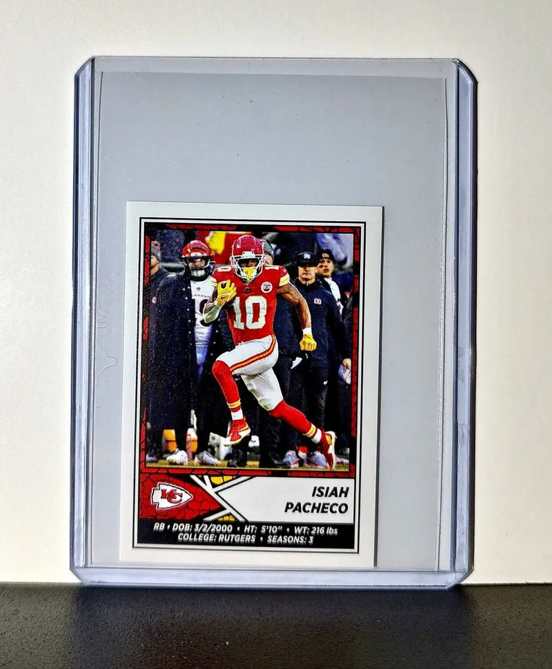 Isiah Pacheco 2024 Panini NFL Sticker #252 Kansas City Chiefs