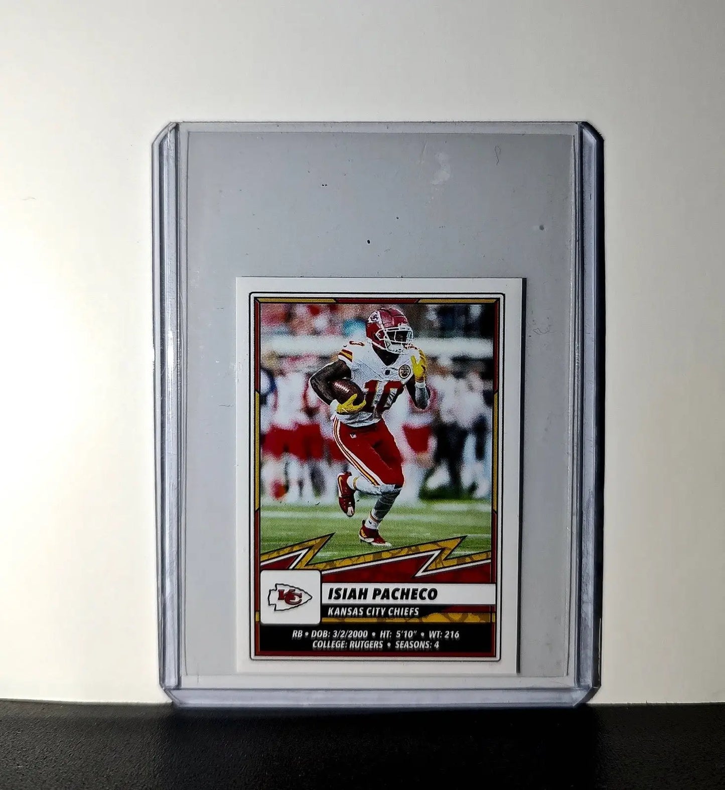 Isiah Pacheco 2025 Panini NFL #249 Sticker Kansas City Chiefs