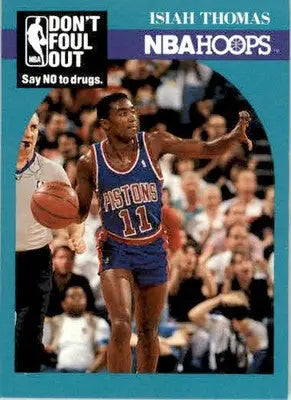Isiah Thomas - 1990-91 Hoops - #389 - Basketball - Basketball Card Single