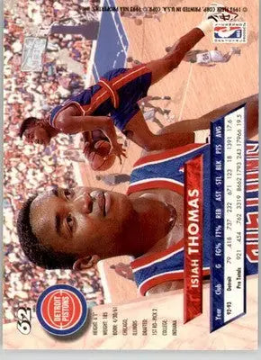 Isiah Thomas - 1993-94 Ultra - #62 - Basketball - Basketball Card Single