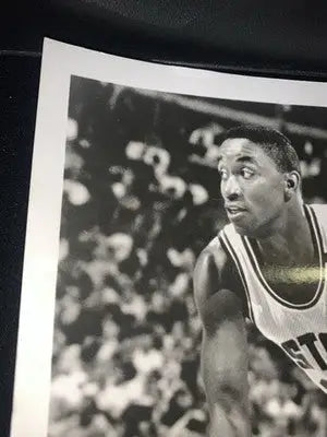 ISIAH THOMAS Detroit Pistons K-Mart Promo B&W 8x10 Photo 1990’s - Sports Memorabilia