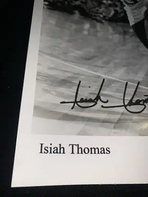 ISIAH THOMAS Detroit Pistons K-Mart Promo B&W 8x10 Photo 1990’s - Sports Memorabilia