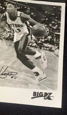 ISIAH THOMAS Detroit Pistons K-Mart Promo B&W 8x10 Photo 1990’s - Sports Memorabilia