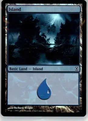 Island (289) - Time Spiral - 289 - Foil HP - Magic Card Single