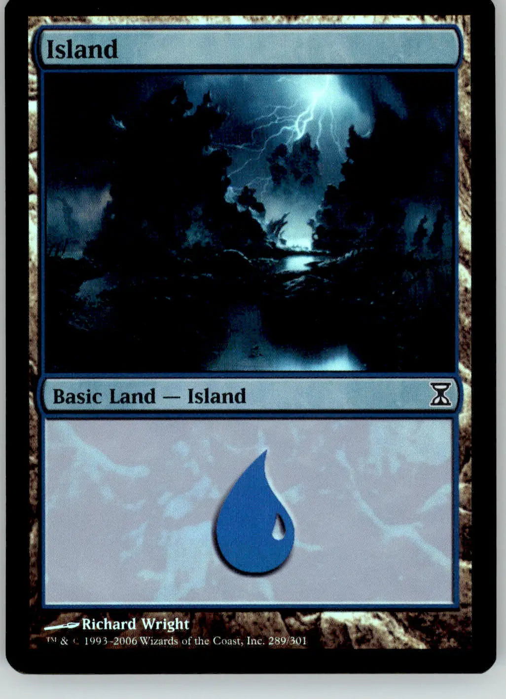 Island (289) - Time Spiral - 289 - Foil HP Magic: The Gathering - Magic Card Single