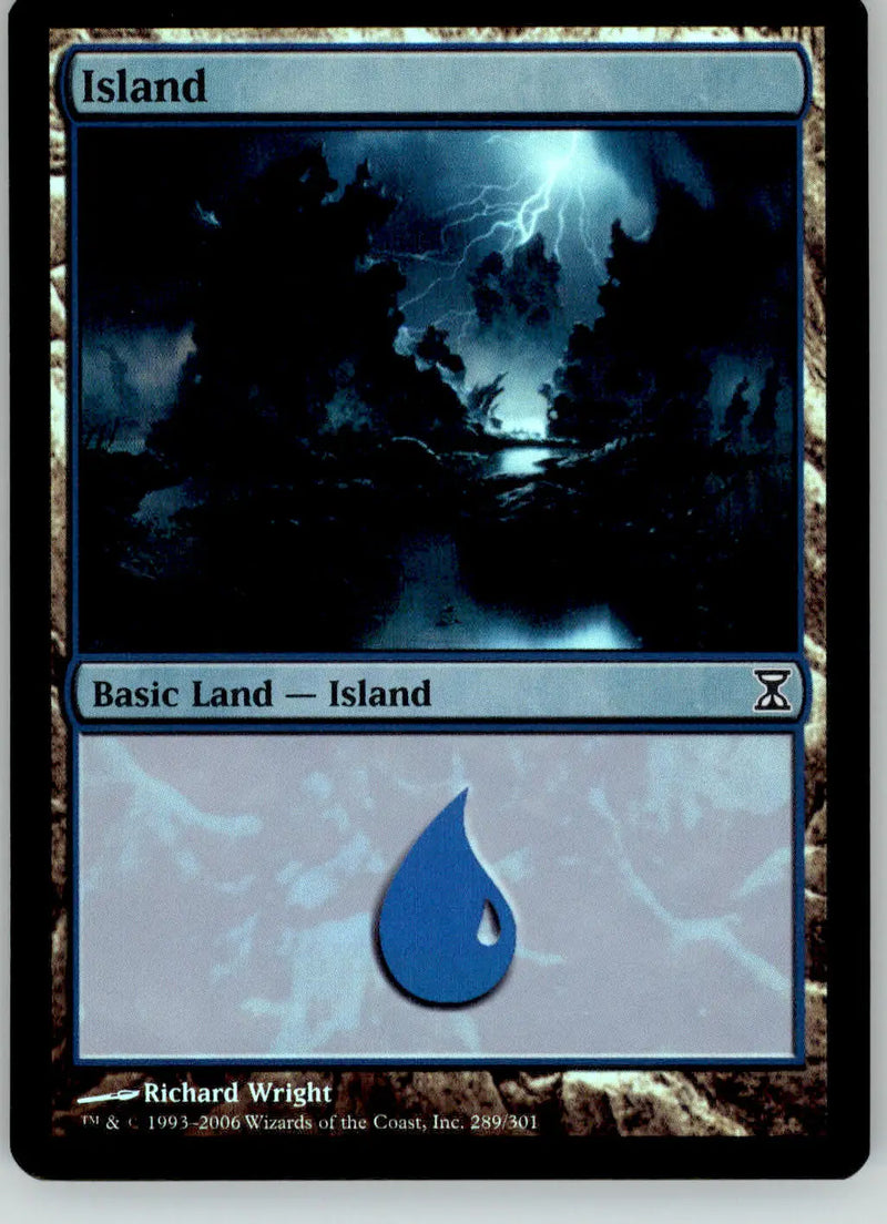 Island (289) - Time Spiral - 289 - Foil HP Magic: The Gathering - Magic Card Single
