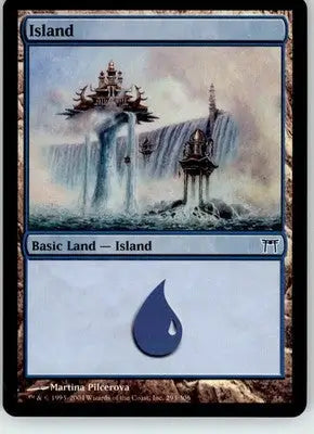Island (293) - Champions of Kamigawa - 293 - MP Magic: The Gathering