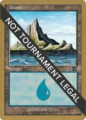 Island (335) - 2000 Jon Finkel World Championship Decks - HP Magic - Magic Card Single