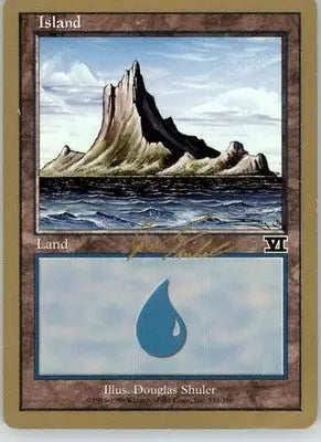 Island (335) - 2000 Jon Finkel World Championship Decks - HP Magic - Magic Card Single