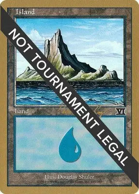Island (335) - 2000 Tom van de Logt World Championship Decks - MP Magic - Magic Card Single