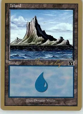 Island (335) - 2000 Tom van de Logt World Championship Decks - MP Magic - Magic Card Single