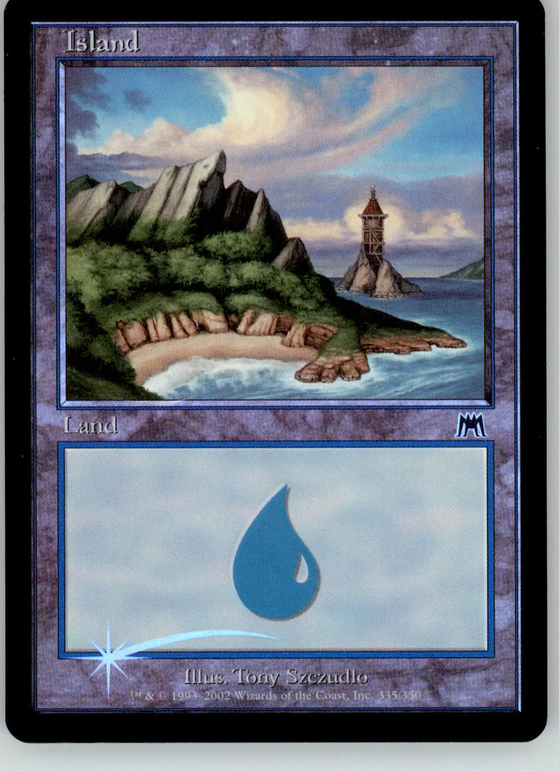 Island (335) - Onslaught - 335 - Foil LP Magic: The Gathering - Magic Card Single