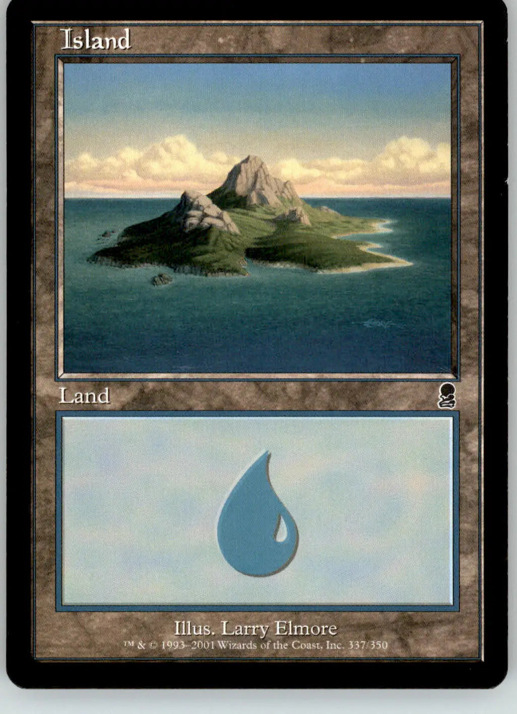 Island (337) - Odyssey - 337 - MP Magic: The Gathering - Magic Card Single