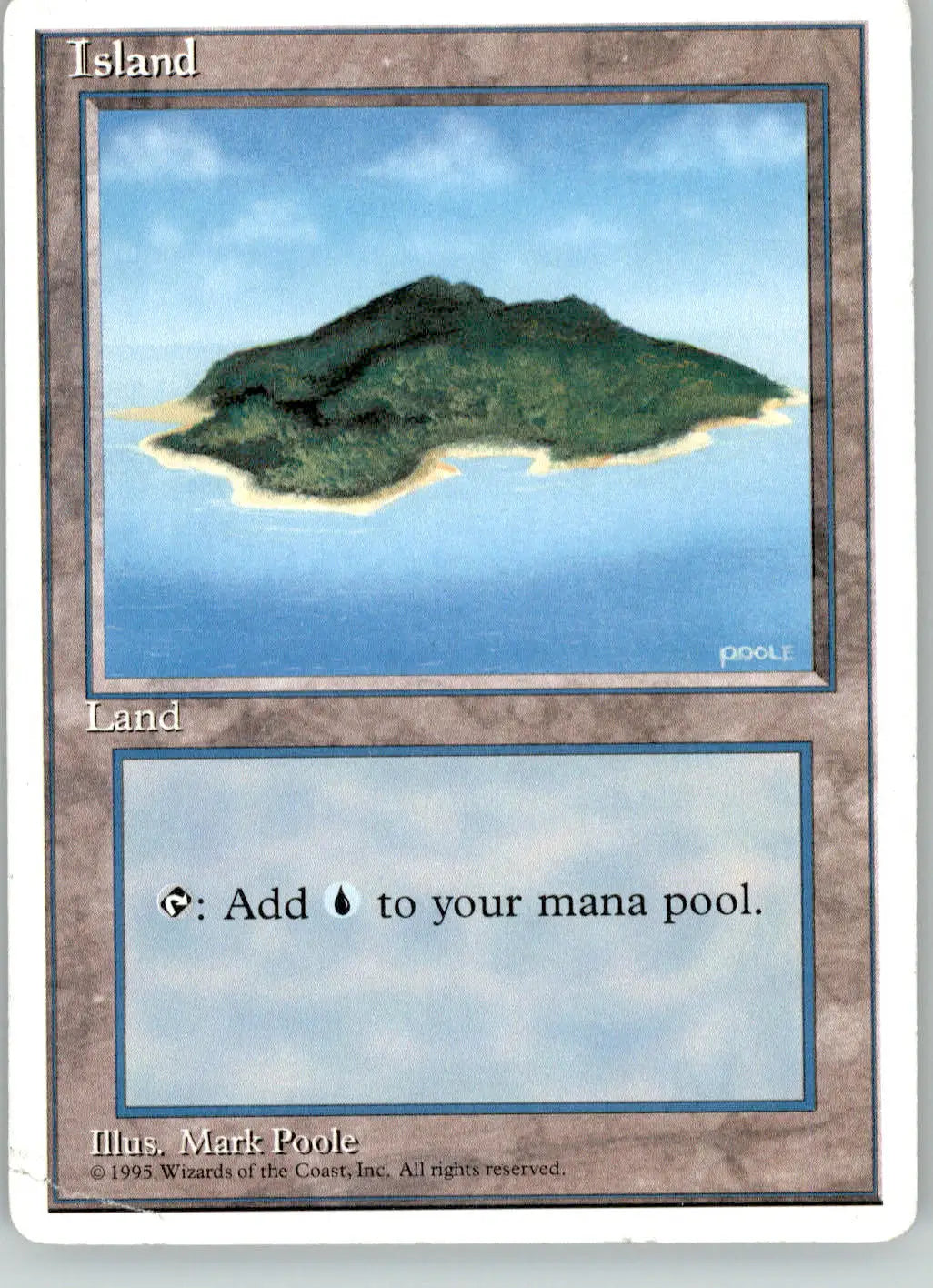 Island (B) - Fourth Edition ALTERNATE - 178 - HP Magic: The Gathering