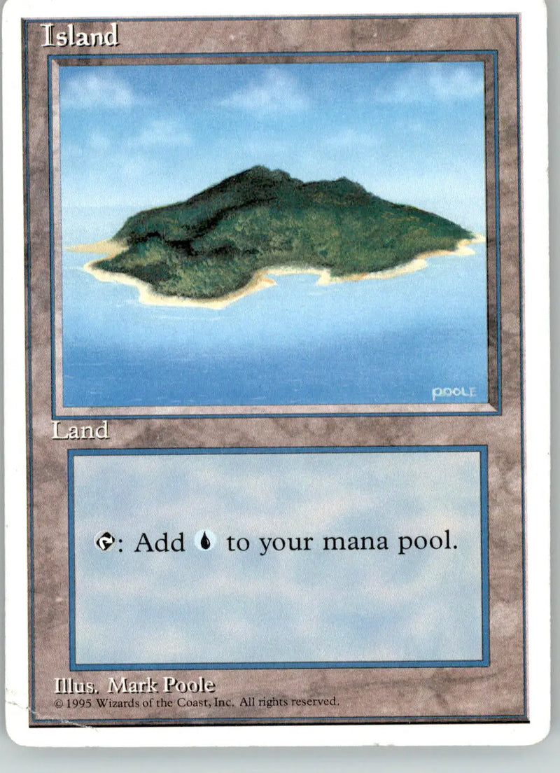 Island (B) - Fourth Edition ALTERNATE - 178 - HP Magic: The Gathering