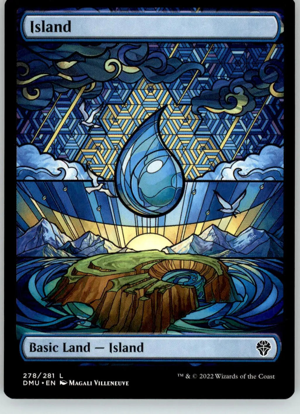 Island (Showcase) - Dominaria United - 278 - NM Magic: The Gathering - Magic Card Single
