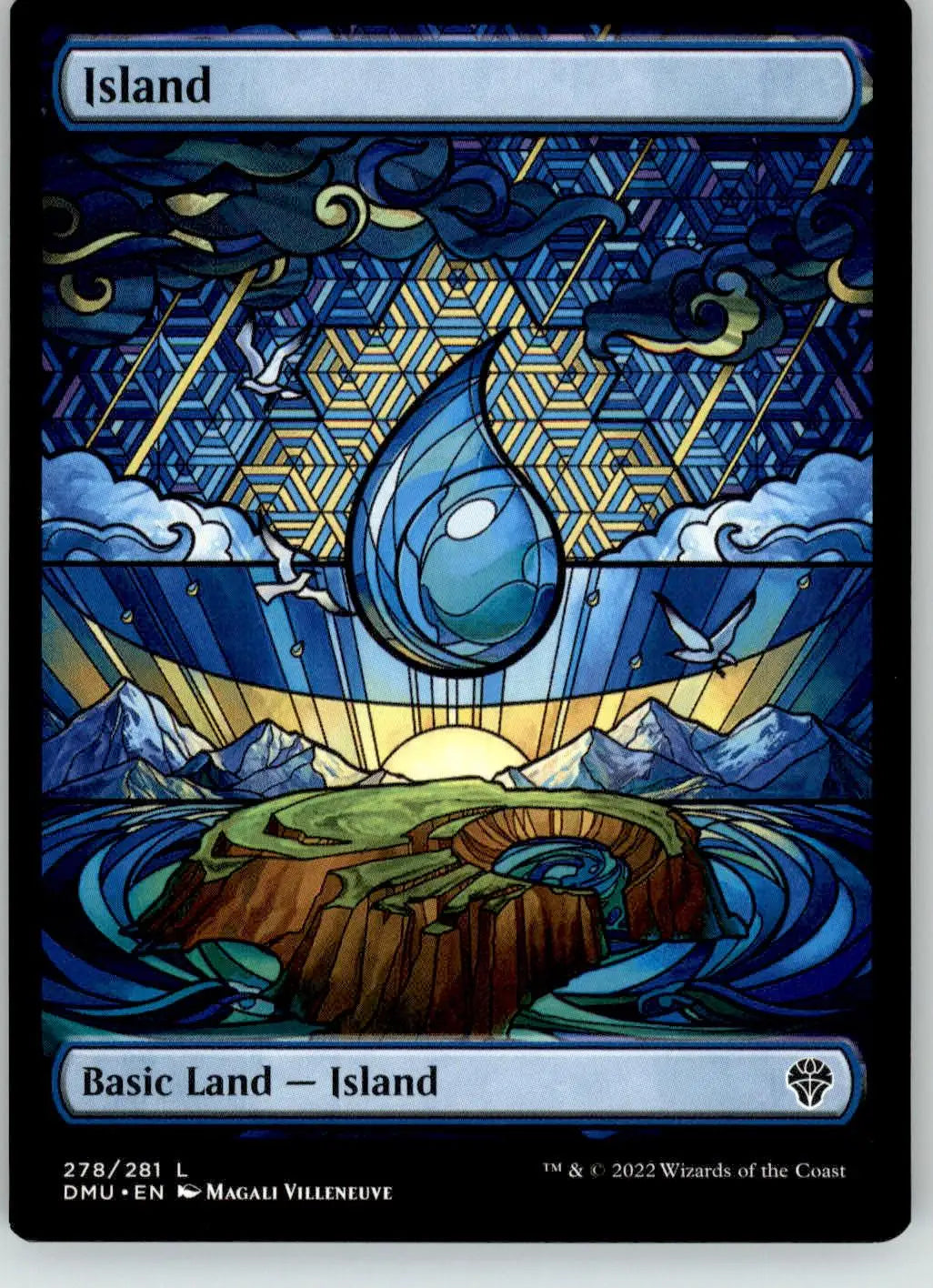 Island (Showcase) - Dominaria United - 278 - NM Magic: The Gathering - Magic Card Single