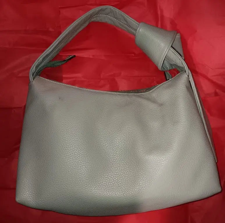 Italian Fashion Designer Brand Vera Pelle Exte Hobo Leather Shoulder Bag NWOT - Other