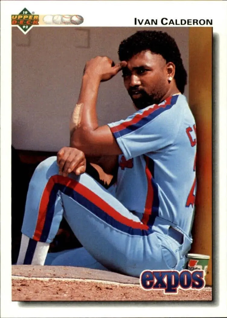 Ivan Calderon 1992 Upper Deck MLB #226 Baseball Card Montreal Expos - Baseball Card Single