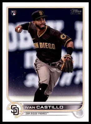 Ivan Castillo Rookie 2022 Topps #140 San Diego Padres - Baseball Card Single
