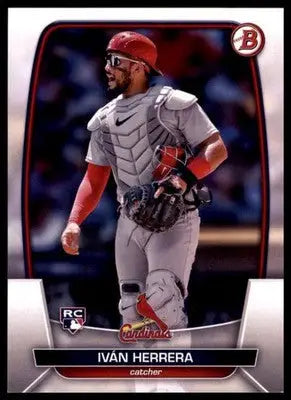 Ivan Herrera Rookie 2023 Bowman #30 St. Louis Cardinals - Baseball Card Single