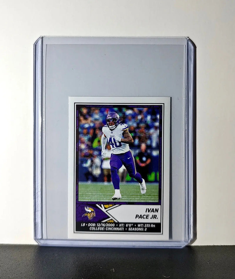 Ivan Pace Jr. 2024 Panini NFL Sticker #418 Minnesota Vikings