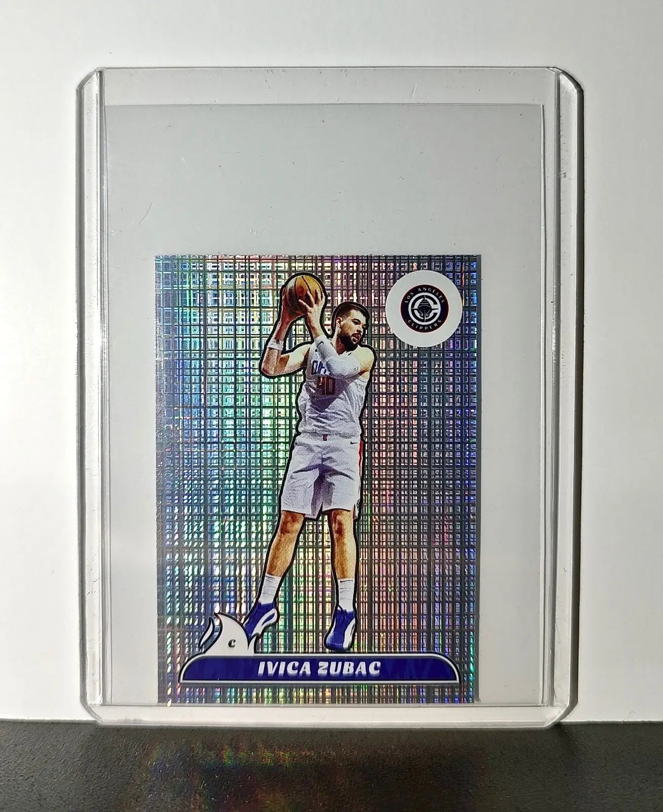 Ivica Zubac 2024-25 Panini NBA #355 Foil Sticker Card Los Angeles Clippers - Basketball Card Single