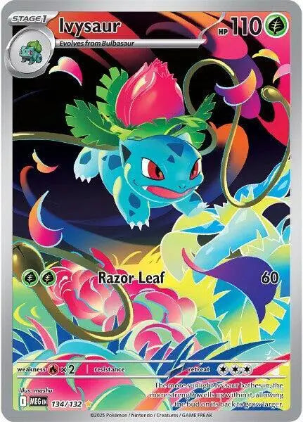 Ivysaur - 134/132 - ME01: Mega Evolution - Pokémon Card Single
