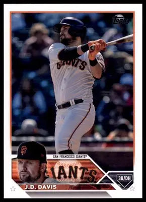 J.D. Davis 2023 Topps #335 San Francisco Giants - Baseball Card Single