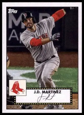 J.D. Martinez 2021 Topps 1952 Topps Redux #T52-12 Boston Red Sox - Baseball Card Single