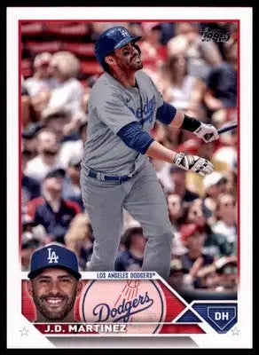 J.D. Martinez 2023 Topps #544 Los Angeles Dodgers - Baseball Card Single